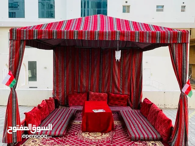 خيمة ومجلس عربي وإعدادات للإيجار Tent, majlis and stalls rental