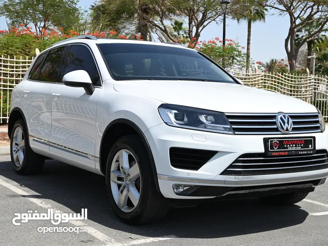 0% DP - AGENCY MAINTAINED - HIGHLINE PLUS - VOLKSWAGEN TOUAREG 3.6L 4WD - FIRST OWNER - GCC