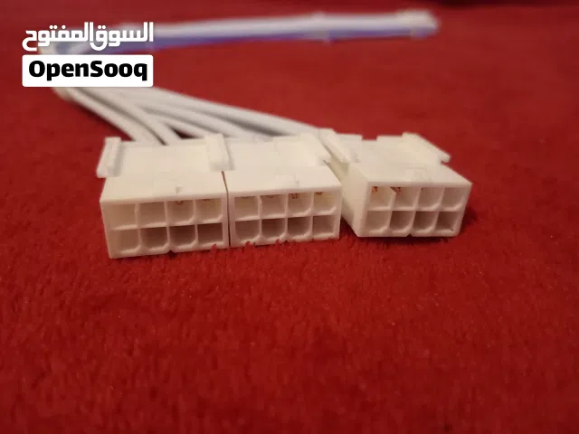 للبيع كيبل 12VHPWR (16-Pin) جديد - لون أبيض
