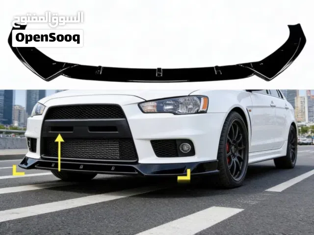 Lancer front lip زوايد لانسر