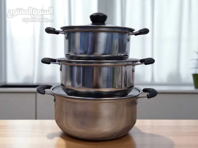 سيت جدر استانلس 3 قطع عالية الجوددة