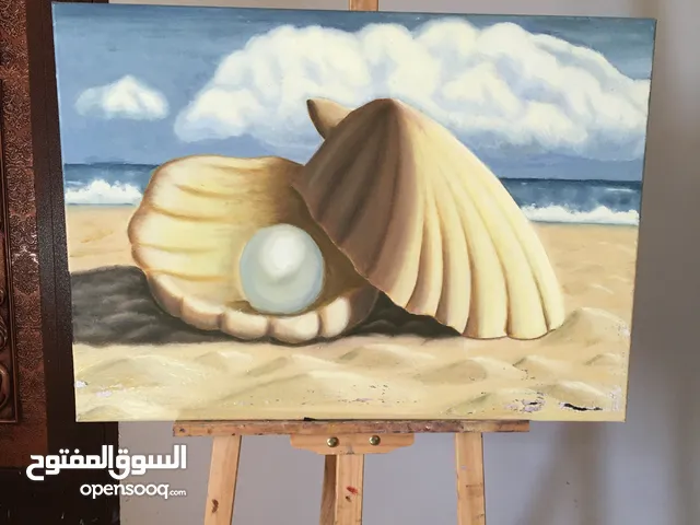 لوحة فنية بألوان زيتية اسم اللوحة الدّانه