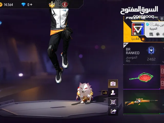 بيع حساب فري فاير والبدل