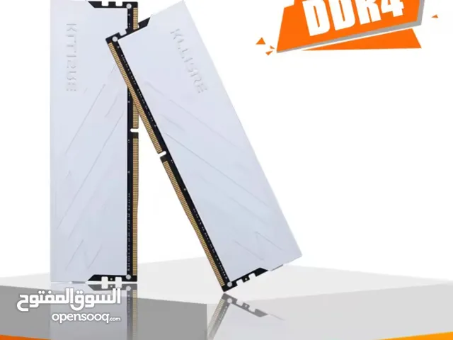 رامين ddr 4  من ماركه klliser الحجم 16 g للرام الواحد يعني ثنينهن 32g  السرعه 3200