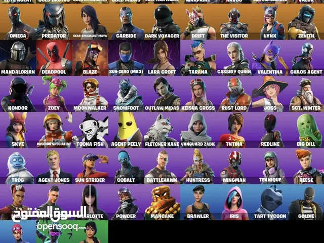 Fortnite Accounts and Characters for Sale in Dubai