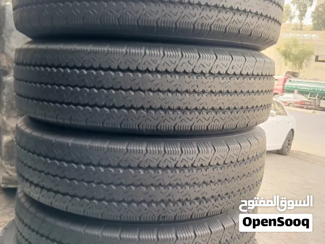 القياس 17.5 70 215 طقم برجيستون ياباني العدد 6 مع جنطات كوستر الأصلي تاريخ 2023 استعمال بره