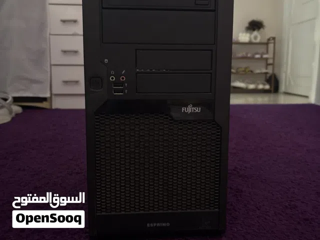 Fujitsu esprimo Processor:intel core quad Storage:128GB ssd