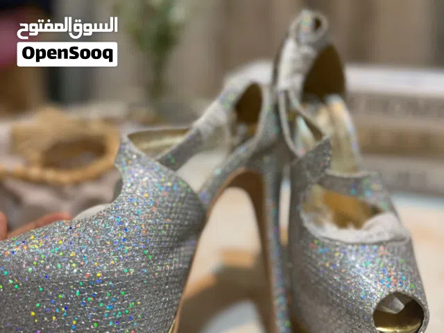 Women’s Elegant High Heels – Silver, Grey & Golden