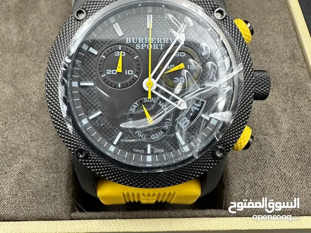 إعلان بيع ساعة Burberry Sport Chronograph BU7700 جديدة