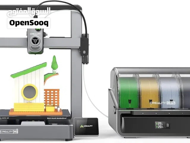 طابعة creality hi combo 3d printer مع خلاط الالون cfs جديدة بالكرتون لم يفتح