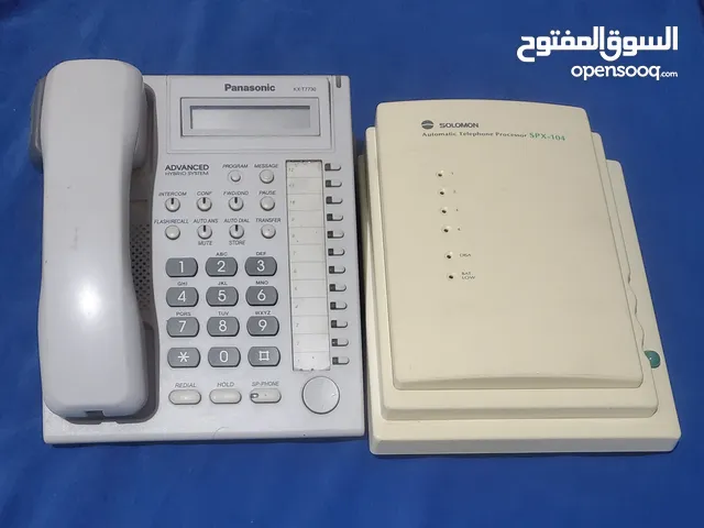 تحويله هواتف مع توابعها 4 خطوط للبيع