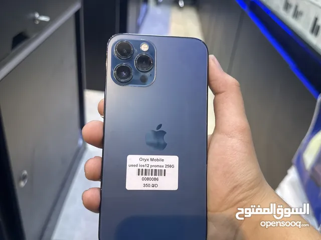 آيفون 12 برو ماكس 256gb الجهاز بحالة الوكاله مغير شاشة وفاصل فيس إيدي وبطاريه 73 فقط ب 350jd