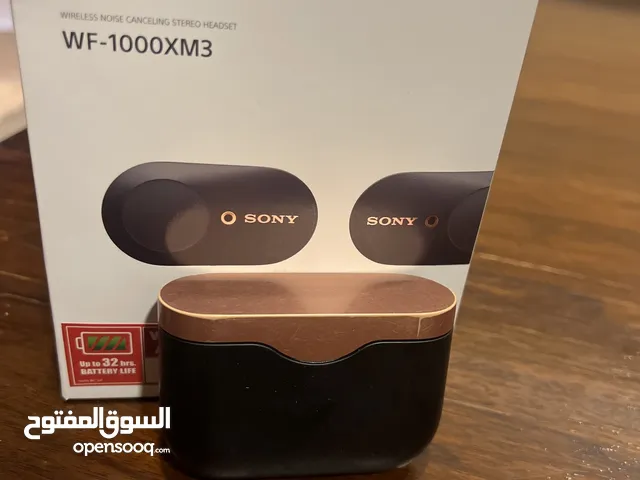 Sony wireless noise canceling stereo  سماعة سوني الاسلكية بتقنية عزل الضوضاءheadset wf - 1000xM3