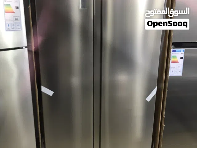 ثلاجه سعر حرررررررق ثلاجه هايسنس بابين حجم عائلي بمساحة 508 لتر للون سلفر كفالة على للماتور 10 سنوات