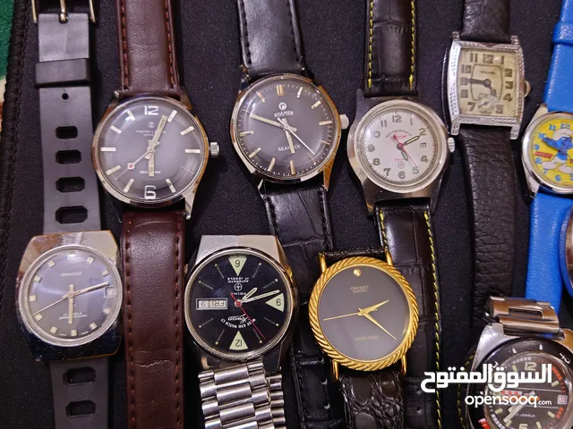 ساعات ماركات مختلفة سويسري وياباني