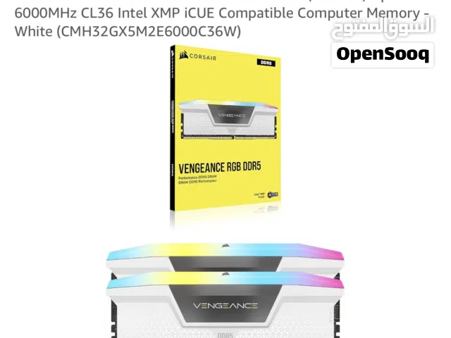 DDR5 ram coarsair vengeance 32 gb 6000mhz  16x2