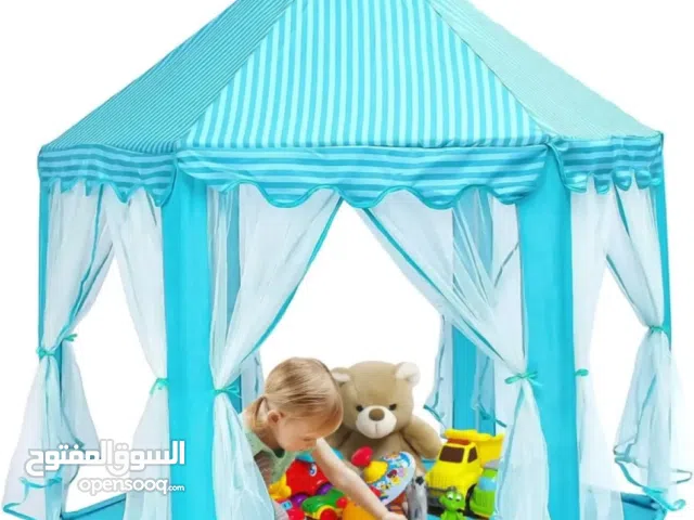 بيت الاميرات خيمة ازرق مع حبل ضو