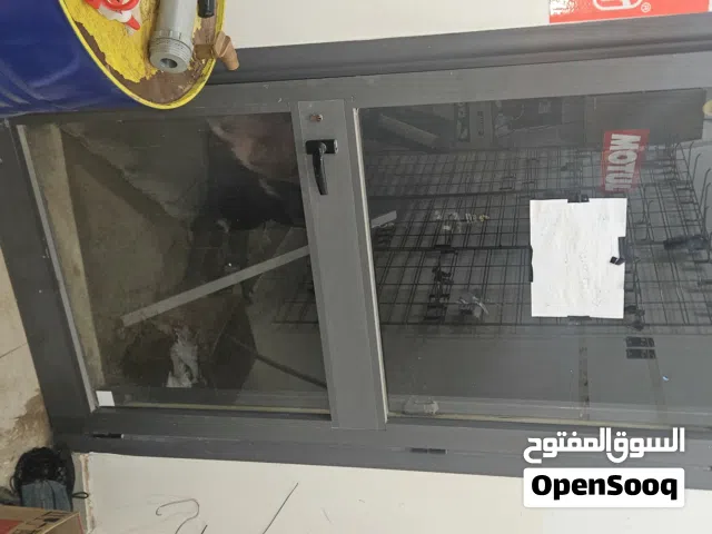 2 ابواب المونيوم وحديد خارجي حماية متع محل