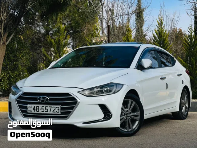 هيونداي افانتي 2017 AD الشكل الجديد فل كامل مع فتحه لون لؤؤي