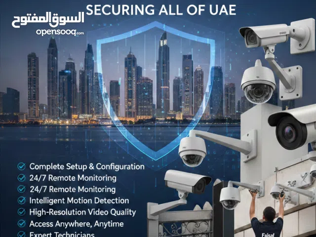 Secure Your Home & Office in the UAE Expert CCTV Installation 24/7 Support