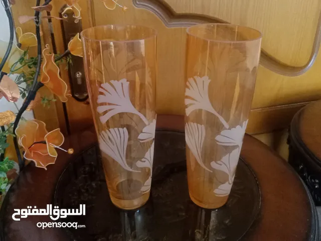 فازات زجاج للمنظر الثنتين 10 دنانير