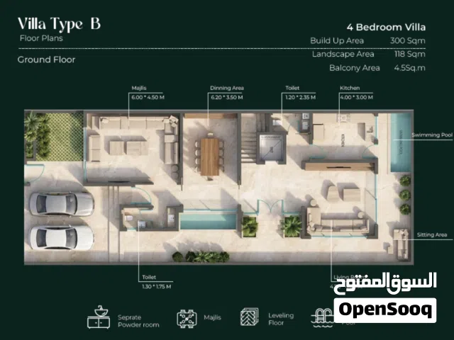 300 m2 5 Bedrooms Villa for Sale in Muscat Qurm