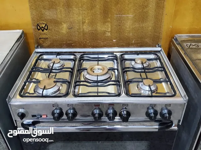 فرن جنرال ايطالي استيل مقاس 80 في 60 5 عيون عيون نحاس السعر 125الف ريال