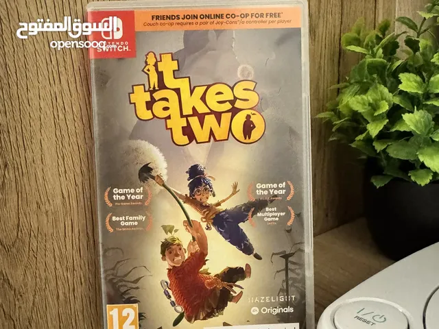 شريط ننتندو سويتش مستعمل اسبوع واحد فقط it takes two للبيع بدون خدوش ولا يشكي من شي (وصف هام)