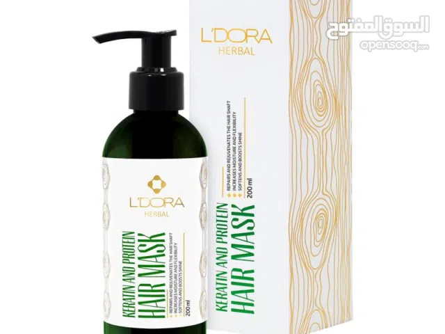 ماسك ليدورا هربال بالأعشاب بالبروتین و الکیراتین للشعر 200 مل