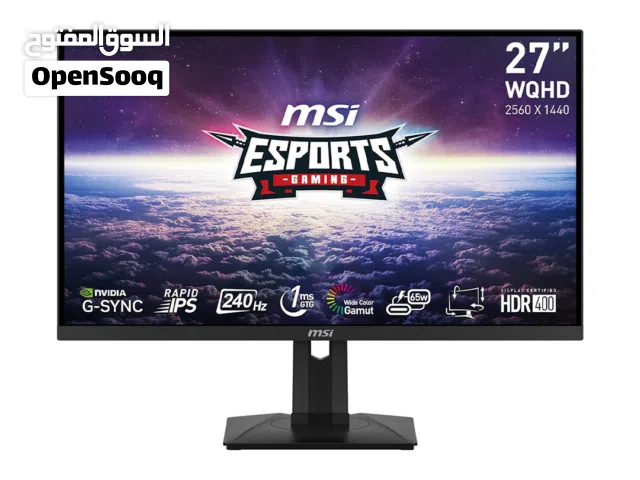 MSI  27′′ Gaming Monitor – , Rapid IPS, 1ms, 240Hz