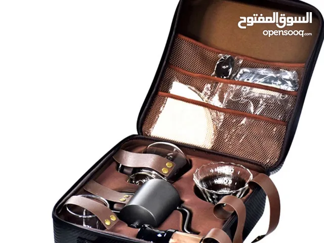 مجموعة تحضير القهوة الاصلية V60 ماكينة تحضير القهوة تتضمن ميزان قهوة ومنقط زجاجي ومطحنة جديدة