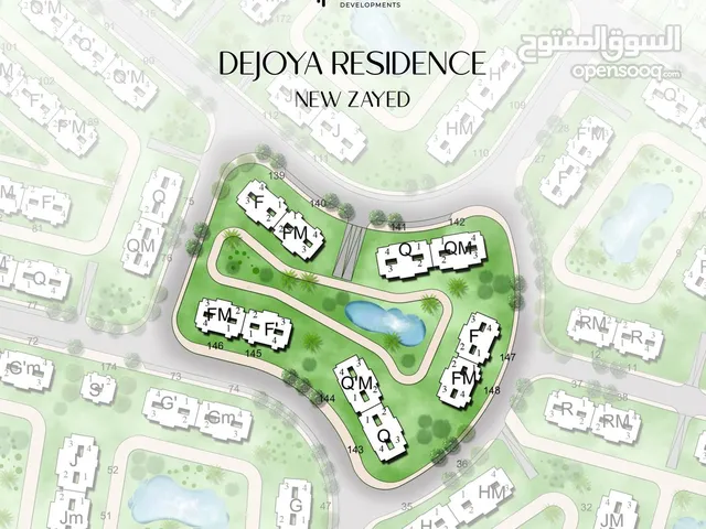 100m2 2 Bedrooms Apartments for Sale in Giza Sheikh Zayed