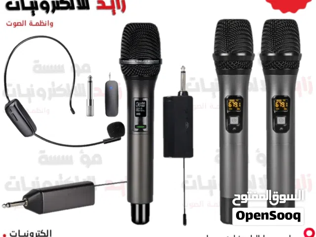 مايكروفون لاسلكي دبل WEISRE U-802 Microphone