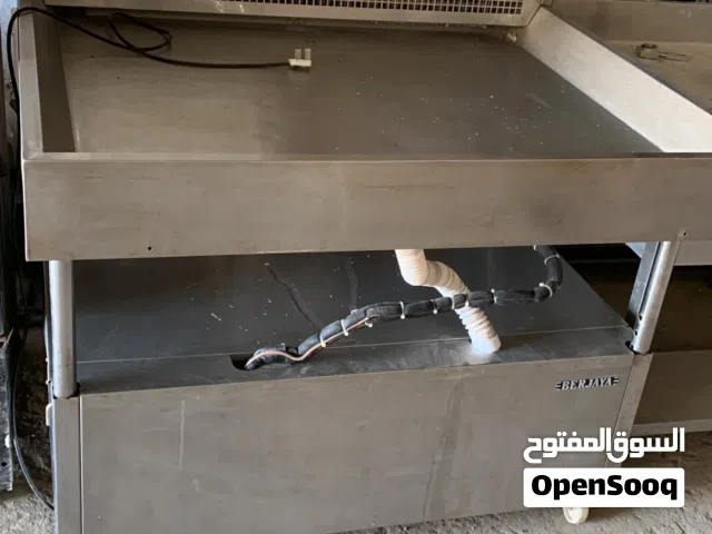 تلاجة عرض سمك قياس 1.5 متر  طاولة عرض سمك ستالس2 متر