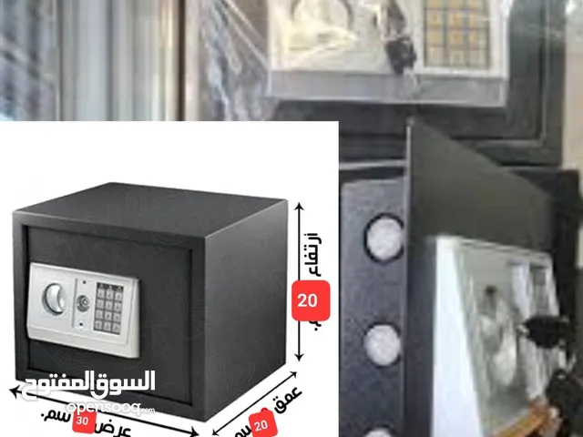قاصات حديد للبيع بالاردن خزنة نقود عرض 30 سم ارتفاع 20 سم خزنات ديجتال إلكترونية او عن طريق المفتاح