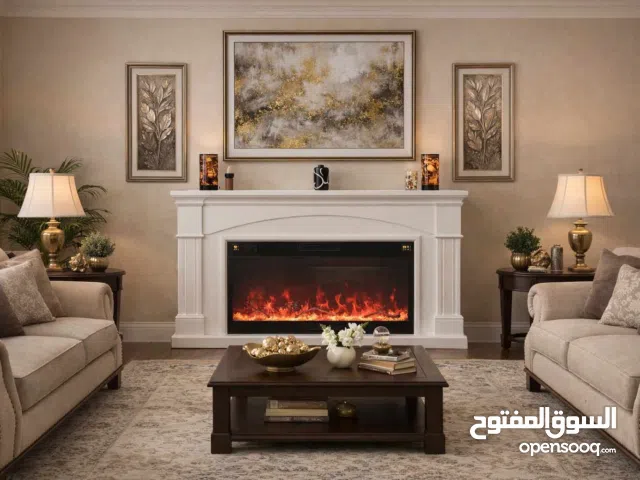 electric Fireplace مدافئ الديكور بالتدفئة