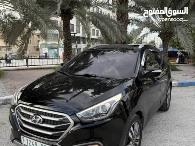 الحبة الوحيدة بالوطن جيب هيونداي توسان 2014 فل الفل يد اولى ترخيص تامين سنة طلاءشركة فقط 72الف كاش