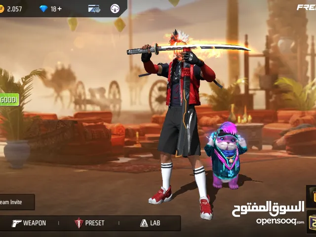 free fire acc for sale