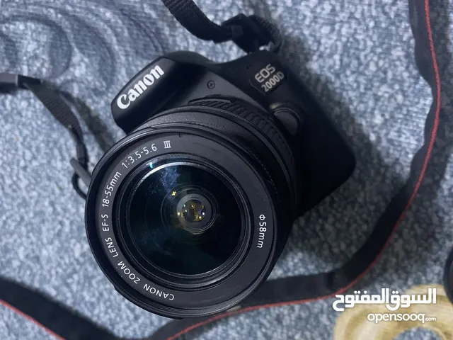 كامرة كانون 2000D مستعمل اخت الجديدة خدش مابيها  استخدام بسيط جدا شراي تعال خاص مستعجل عليها