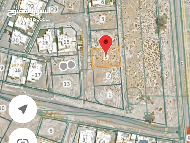 ارض سكنية ولاية المصنعه في ودام الغاف أول خط من الشارع القار