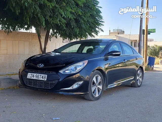 هونداي سوناتا لون اسود 2012 فحص 3 جيد وقصعه فل الفل بانوراما بسعر مغري قابل للبدل