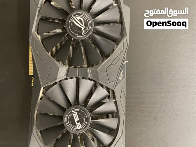 كرت شاشه اعلى فئه ايسوس روق ستريكس gtx 1050ti استخدام خفيف فقط العاب تقدر تسوي له بنش مارك و تشوف