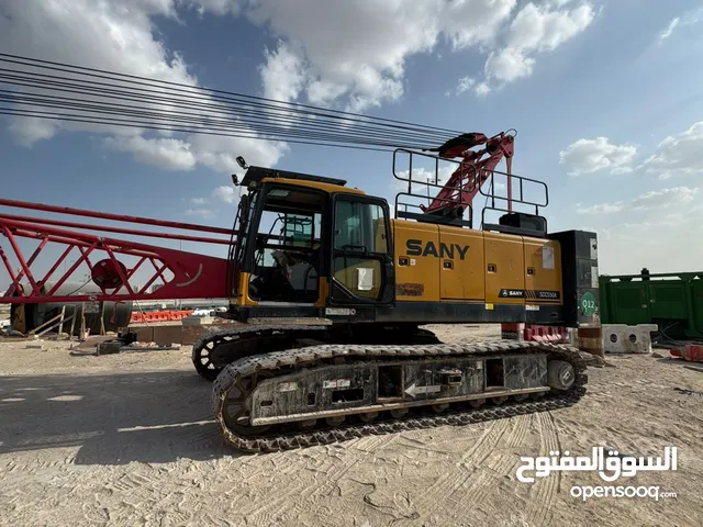 SANY 55 60 TON CRAWLER CRANE DUBAI SAUDI ARABIA ساني 55 رافعة مجنزرة 60 طن