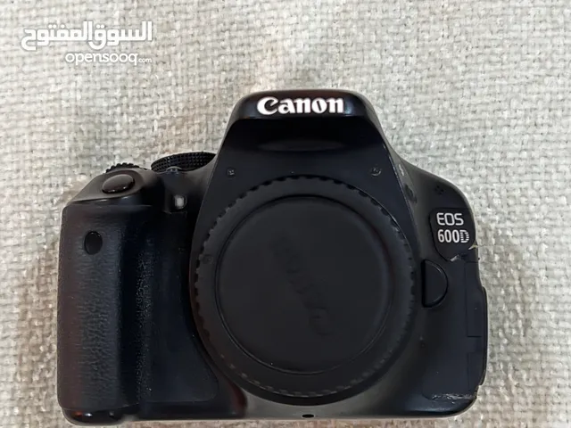 كاميرا كانون 600D للبيع بحالة ممتازة فقط البودي