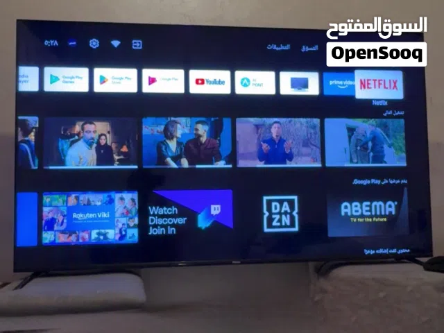 تلفزيون وانسا 65 بوصا سمارت حاله جيده جداً ونظيفة جداً