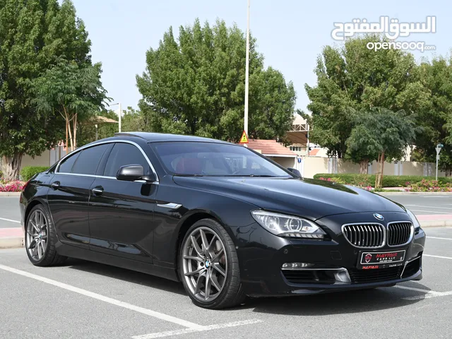 0% DP - BMW 640i GRAND COUPE 2015 - LOW MILEAGE - FULL AGENCY SERVICE - GCC SPECS