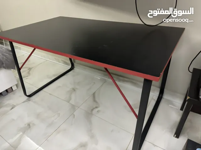 Desk and chair Ikea ideal for office or gaming طاوله و كرسي لمكتب او بي سي