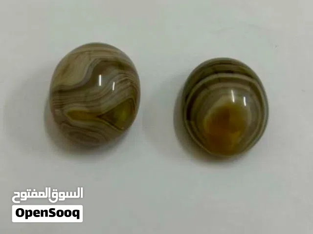 حجرين عقيق سليماني توأم مميزين جدا