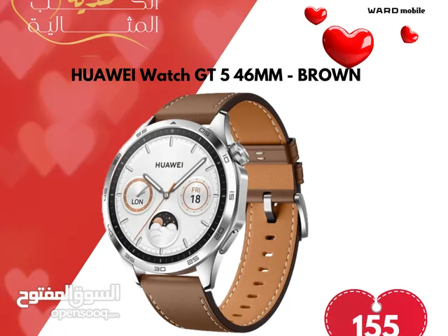 Huawei GT 5 Brown Huawei GT5 46mm ساعة هواوي جي تي 5