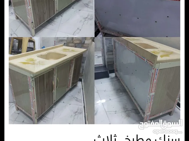 سنك مطبخ مرمر مستعمل جديد